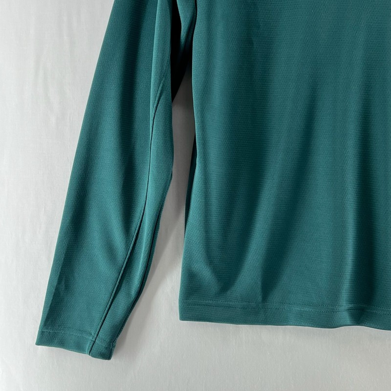 Nike Dri-FIT Half Zip Golf Pullover Mens S Mock Neck Sweatshirt Activewear Green gallery