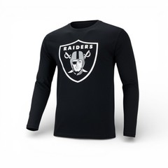 Fanatics NFL Las Vegas Oakland Raiders Men’s Long Sleeve Shirt Black Long Sleeve