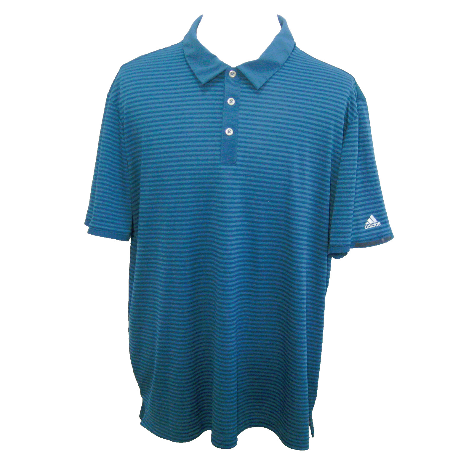 ADIDAS ClimaChill Men's (Size 2XL) Blue Short Sleeve Golf Tennis Polo Shirt Top gallery