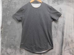 BYLT LUX Shirt Mens M Gray Short Sleeve Basic Tagless Stretch Premium Basics