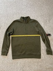 Under Armour Storm 1/4 Zip Sweater Fleece Green Men Medium Cold Gear Golf
