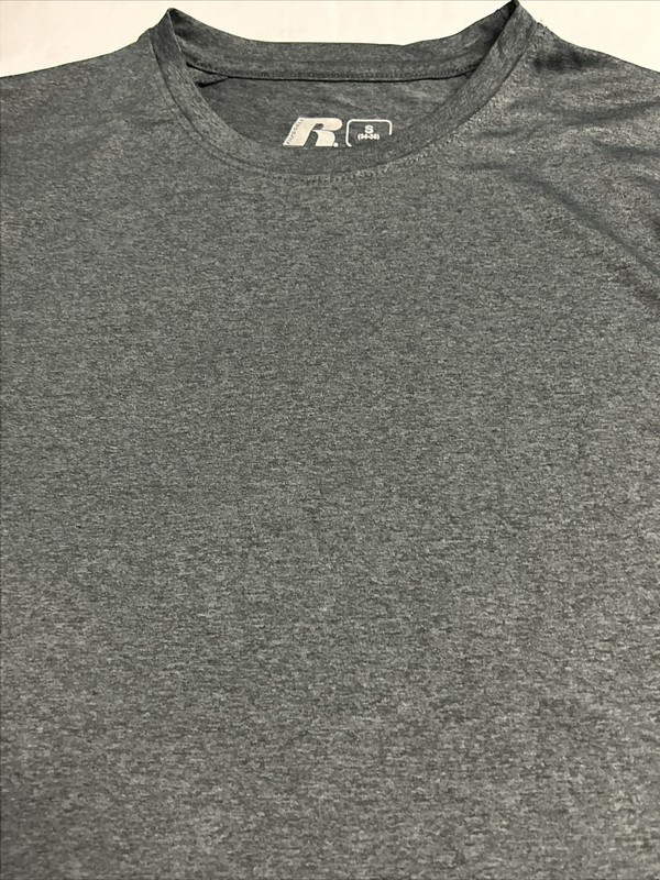 Russell Men's Core Hybrid Active Tee - Dark Gray - Size S (34-36) - NWT gallery