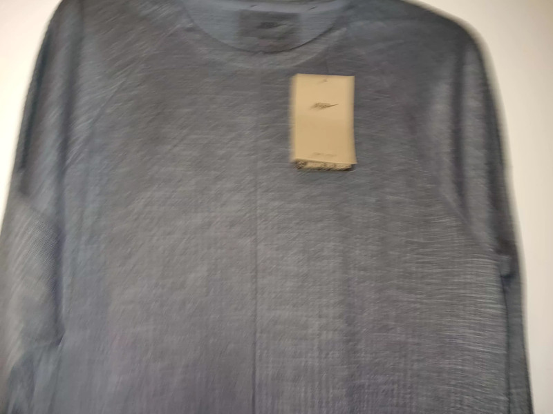 Nike Yoga Men's Dri-FIT Crew Top Shirt Long Sleeves Training Sz M, Gray New gallery