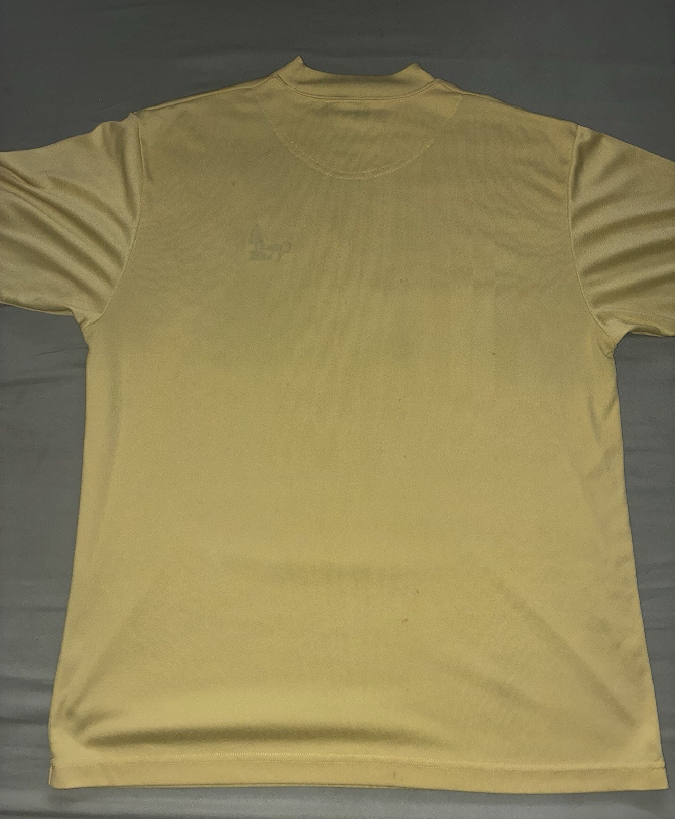 Div Dry Men’s Yellow Crewneck Medium Moisture Wicking Short Sleeve Cedar Creek gallery