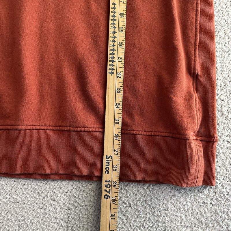 5.11 TACTICAL Men Long Sleeve Pullover Sweatshirt L Pocket Crewneck Rust Orange gallery