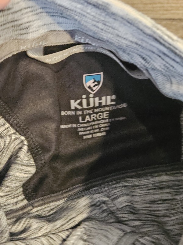 Kuhl Size L Alloy 1/4 Zip Activewear Lightweight Pullover Cloud Gray Style 3118 gallery