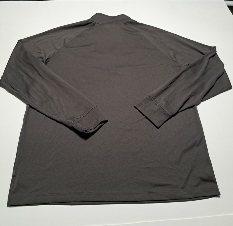Under Armour All Season Gear Men's Large Quarter Zip Grey Long Sleeves Mock Neck gallery