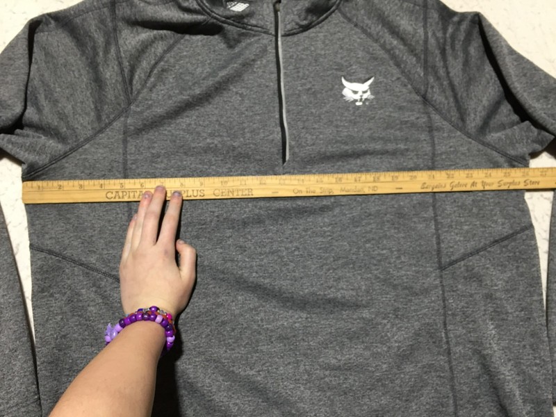 Ogio Endurance Bobcat Pullover Shirt Mens 3XL Gray 1/4 Zip Mock Neck Long Sleeve gallery
