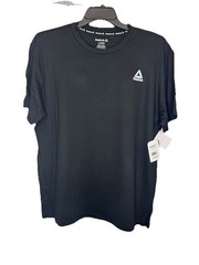 Reebok Delta Core T-Shirt Men’s L Black – Activewear, Moisture-Wicking Golf