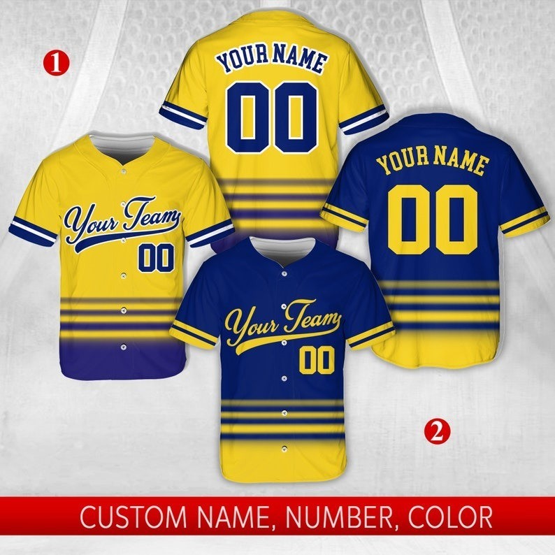 Custom Baseball Jersey Shirt Personalized Team Name Number Uniform for Fans Love gallery