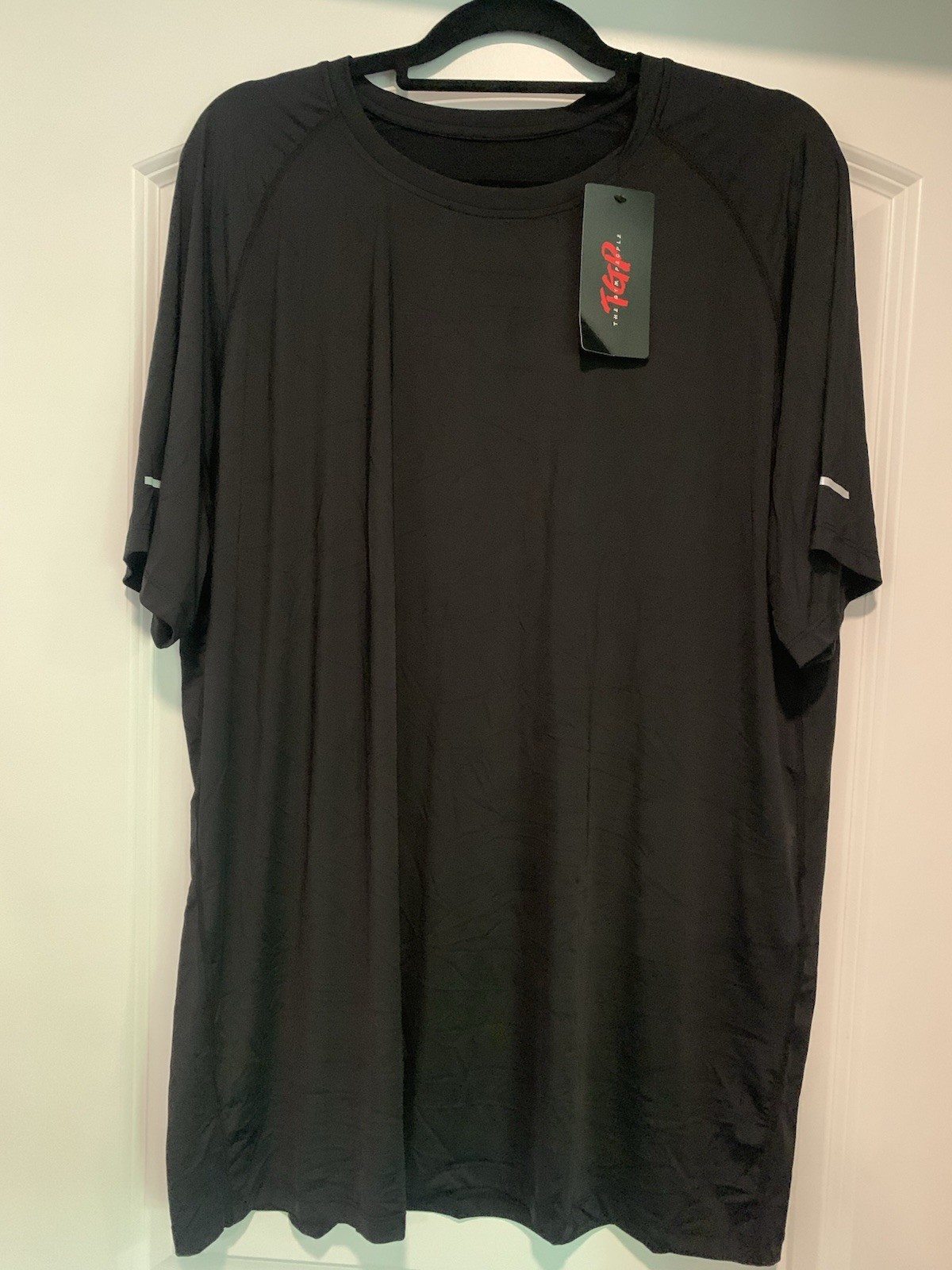 Men’s 2XL Black Cooling Ice Silk Running Shirt. The Gym People.NWT gallery
