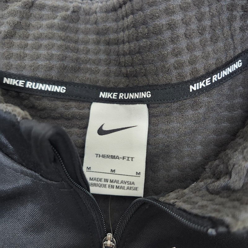 Nike Men Medium Winterized Running Half Zip Anthracite Black HV2671-060 gallery