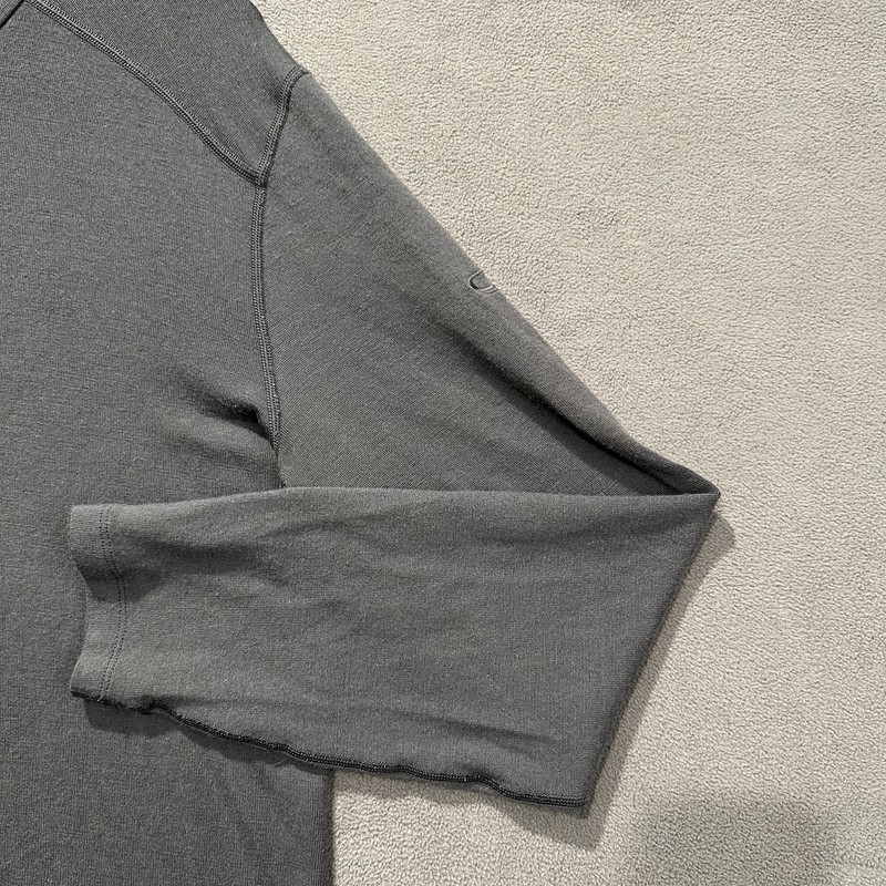 Icebreaker 260 Tech Long Sleeve Half Zip Merino Base Layer Mens XL Gray GUC gallery