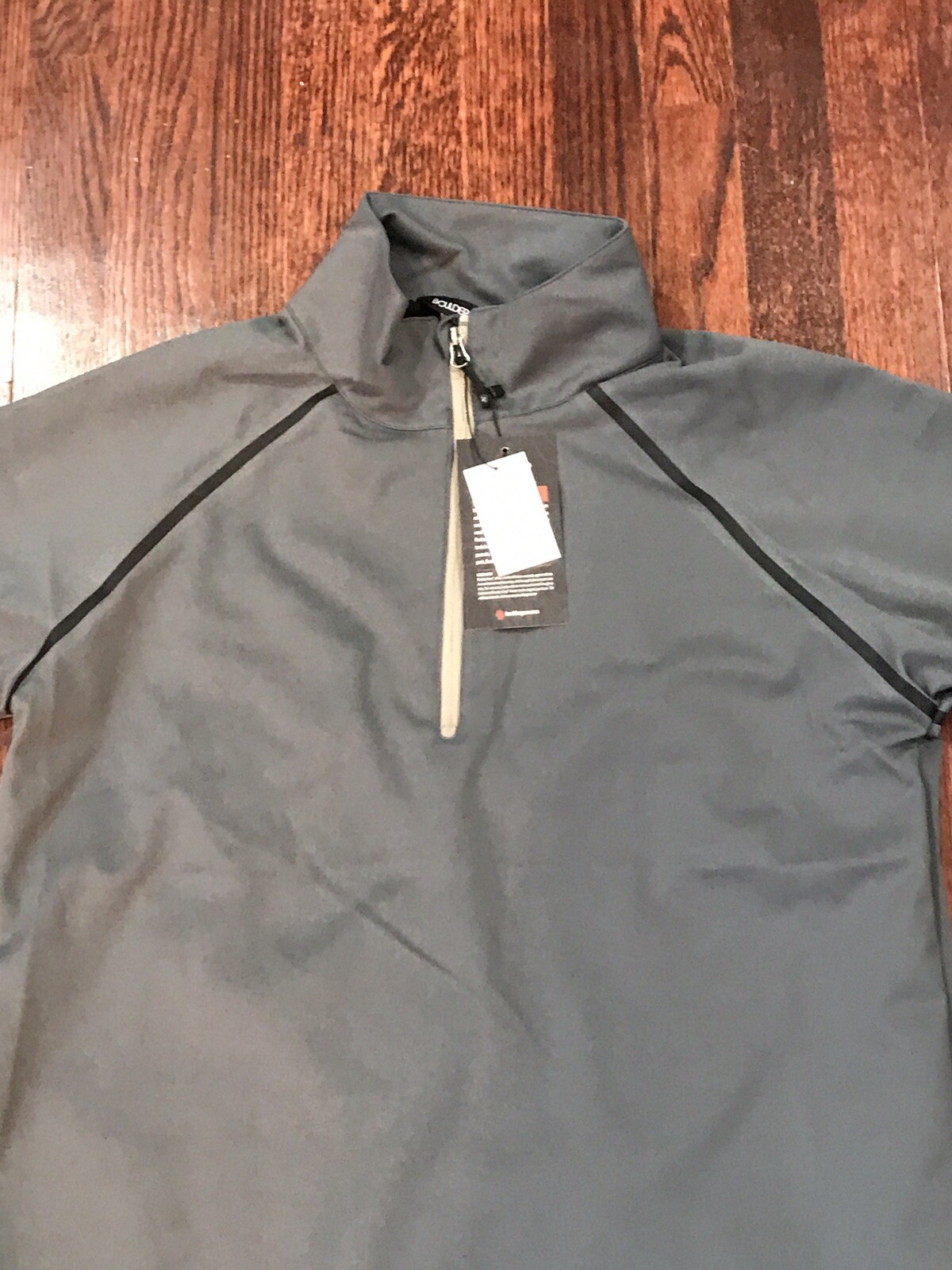 NWT$70 Mens Boulder Gear Welded 1/4 Zip Wind Proof Shirt Medium gallery