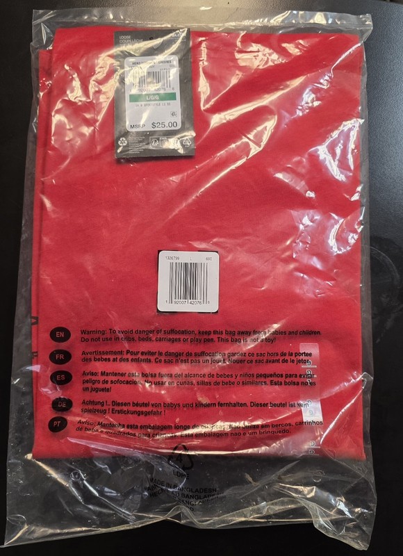 Under Armour Left Chest Logo Mens Short Sleeve Shirt Red W Black Logo-Size Large gallery