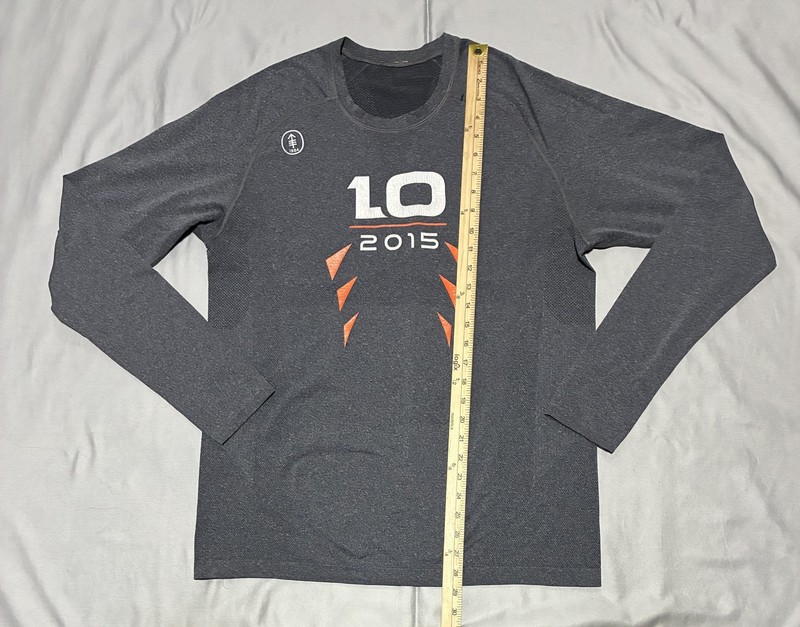 Lululemon Shirt Mens Large Metal Vent Long Sleeve Wall Street Decathlon 2015 gallery
