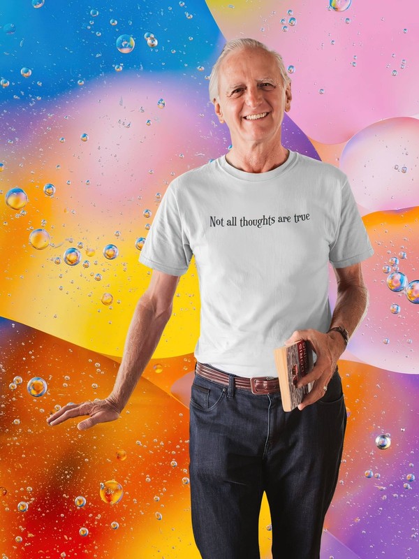 Bella & Canvas Short Sleeve Tee "Thoughts" m gallery