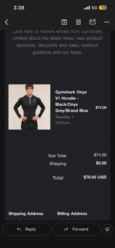 CONFIRMED Gymshark Onyx V1 LS Pullover Hoodie (2026) (Medium) gallery