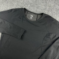 The North Face Mens FlashDry Long Sleeve Base Layer Top Black Size Medium 2381