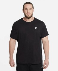 MENS NIKE SPORTSWEAR CLUB T-SHIRT BLACK SIZE MEDIUM [AR4997-013] – BRAND NEW