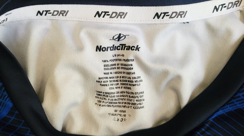 NORDICTRACK MEN’S NT DRI WICKING TEE SIZE LG (41-43) BLUE gallery