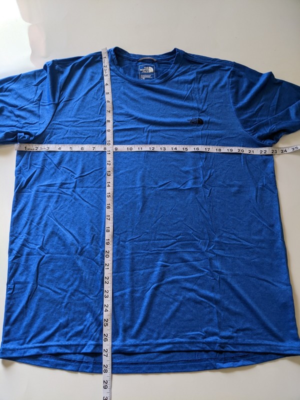 The North Face Mens L Blue FlashDry Performance T Shirt Athletic Outdoor Tee gallery