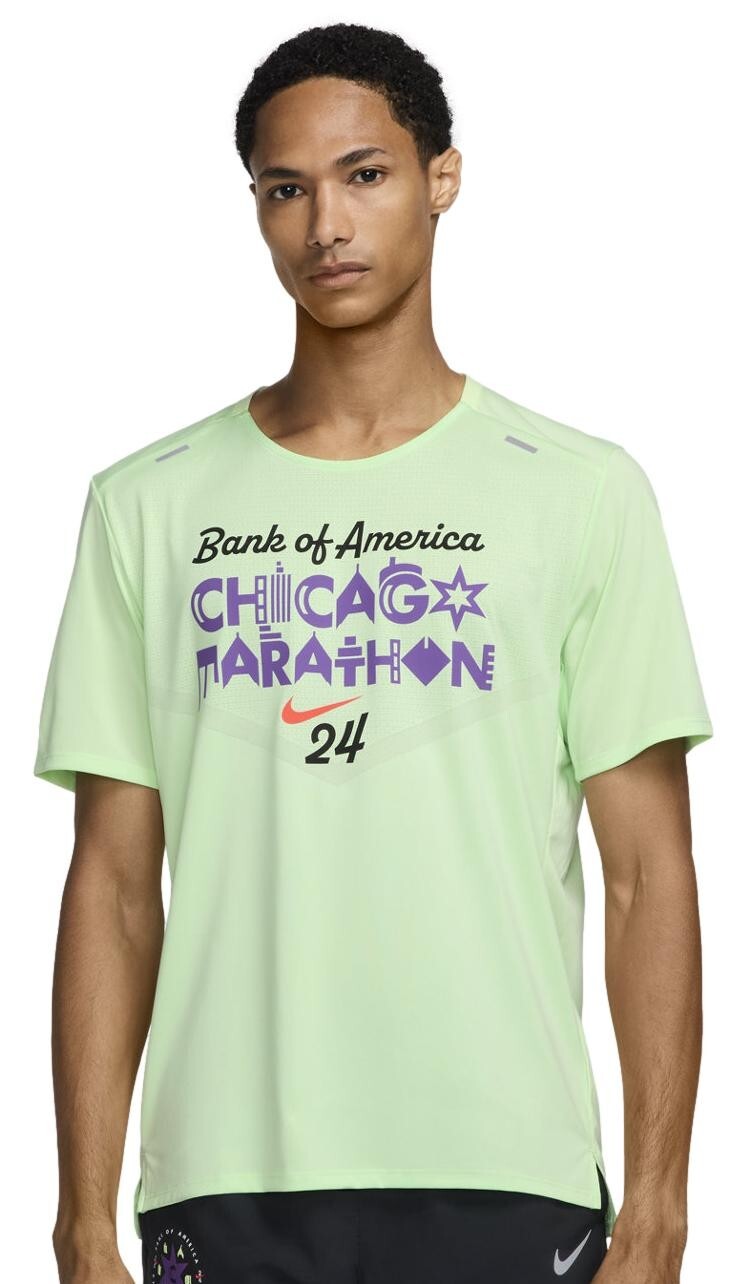 Nike Sportswear Men's Rise 365 2024 Chicago Marathon Short Sleeve Shirt FV6329 gallery