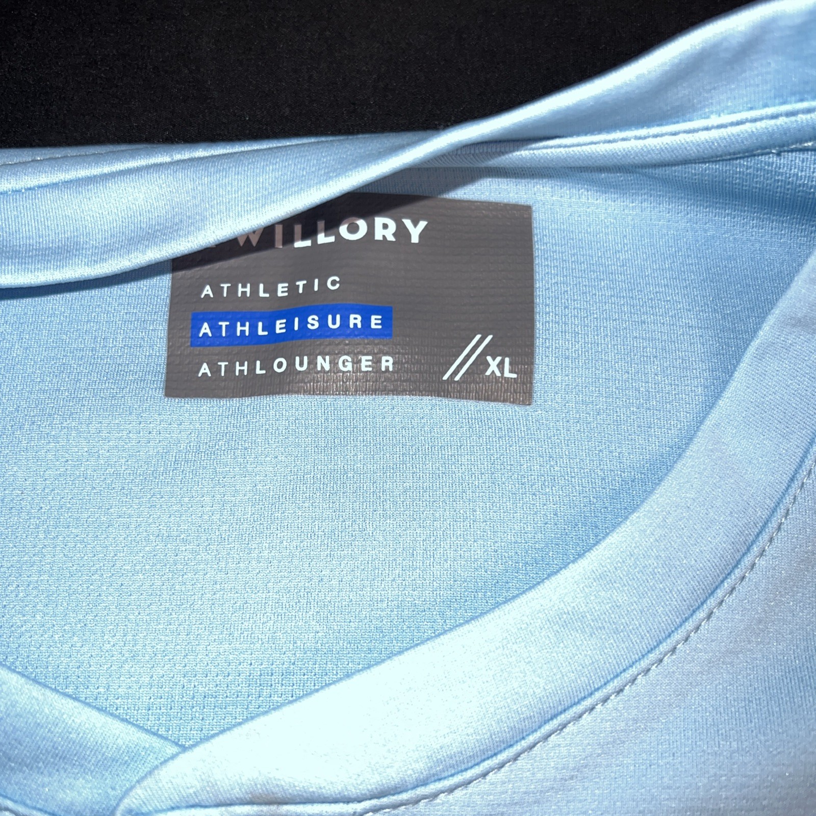 Twillory Mens Performance Henley Tee LS 3 Button Light Blue Xl gallery