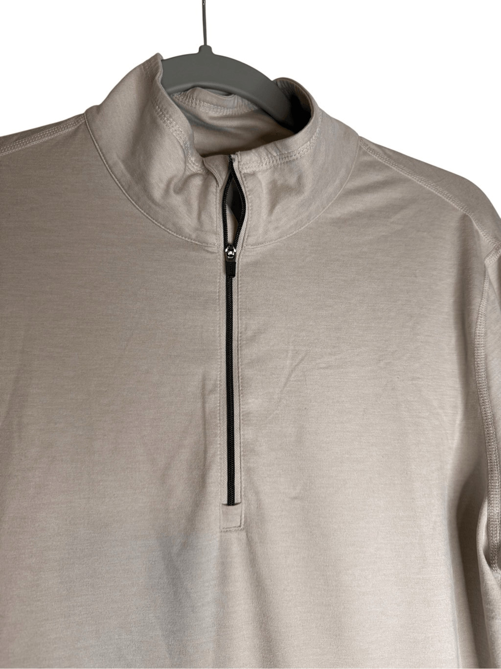 Vuori Ease Performance Half Zip 2.0 Tan Mens Size Medium gallery