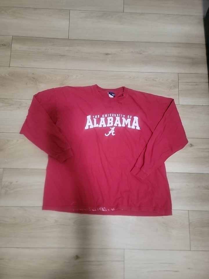 Nike Alabama Crimson Tide T Shirt Long Sleeve Size Xl 25x26 Football NCAA