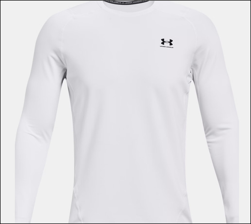 Under Armour Mens ColdGear Compression Shirt Lng Sleeve Tee NWT 1366068 MSRP $55 gallery