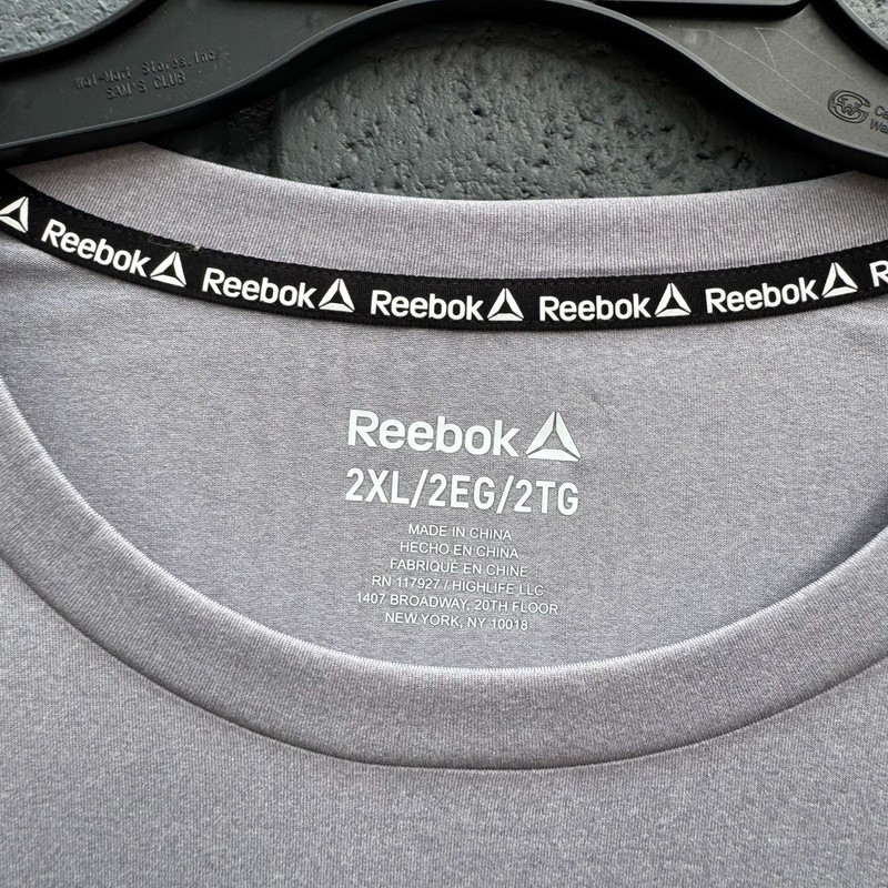 Reebok Performance Activewear Athletic T shirt Men Sz 2XL 3XL Gray Short Sleeve gallery
