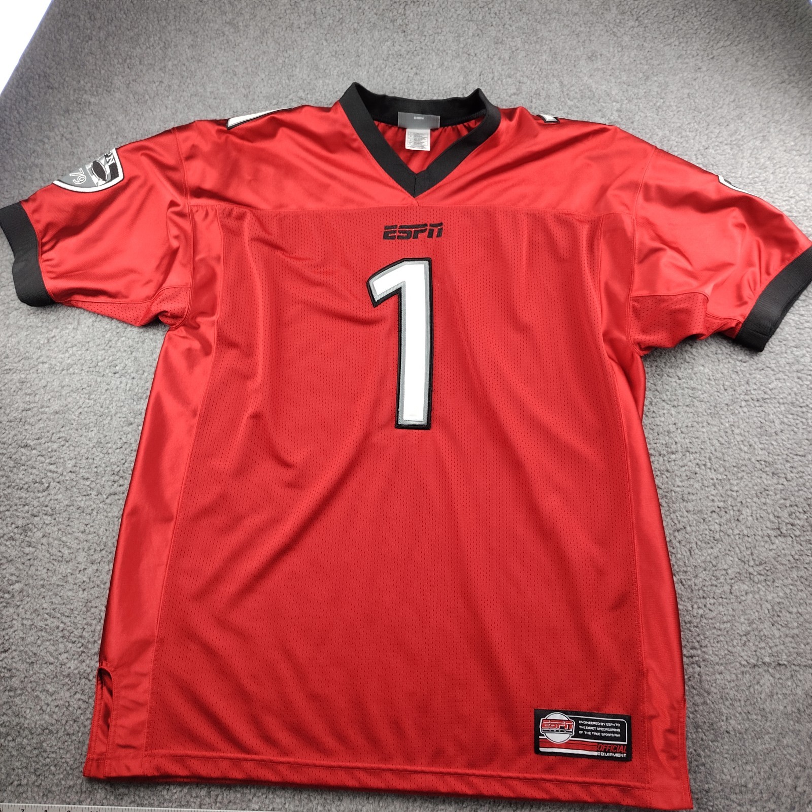ESPN official jersey Red #1 Size Large Mens gallery
