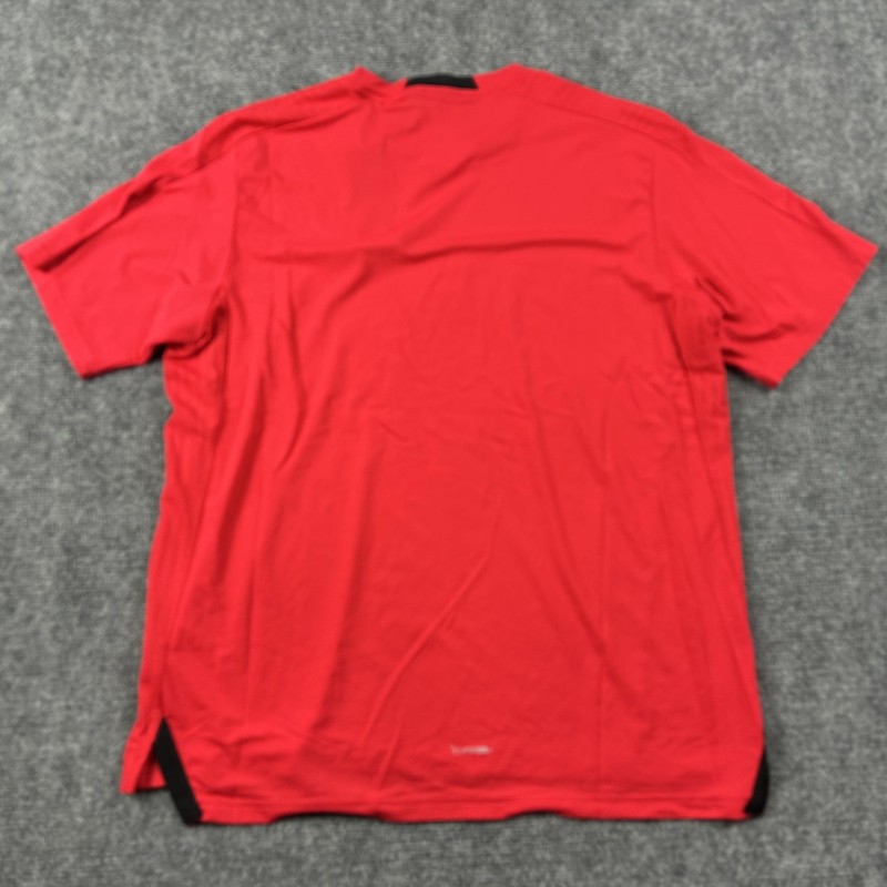Adidas D4T INT Tee Shirt Mens Large Pure Ruby Red Climacool Training Top gallery
