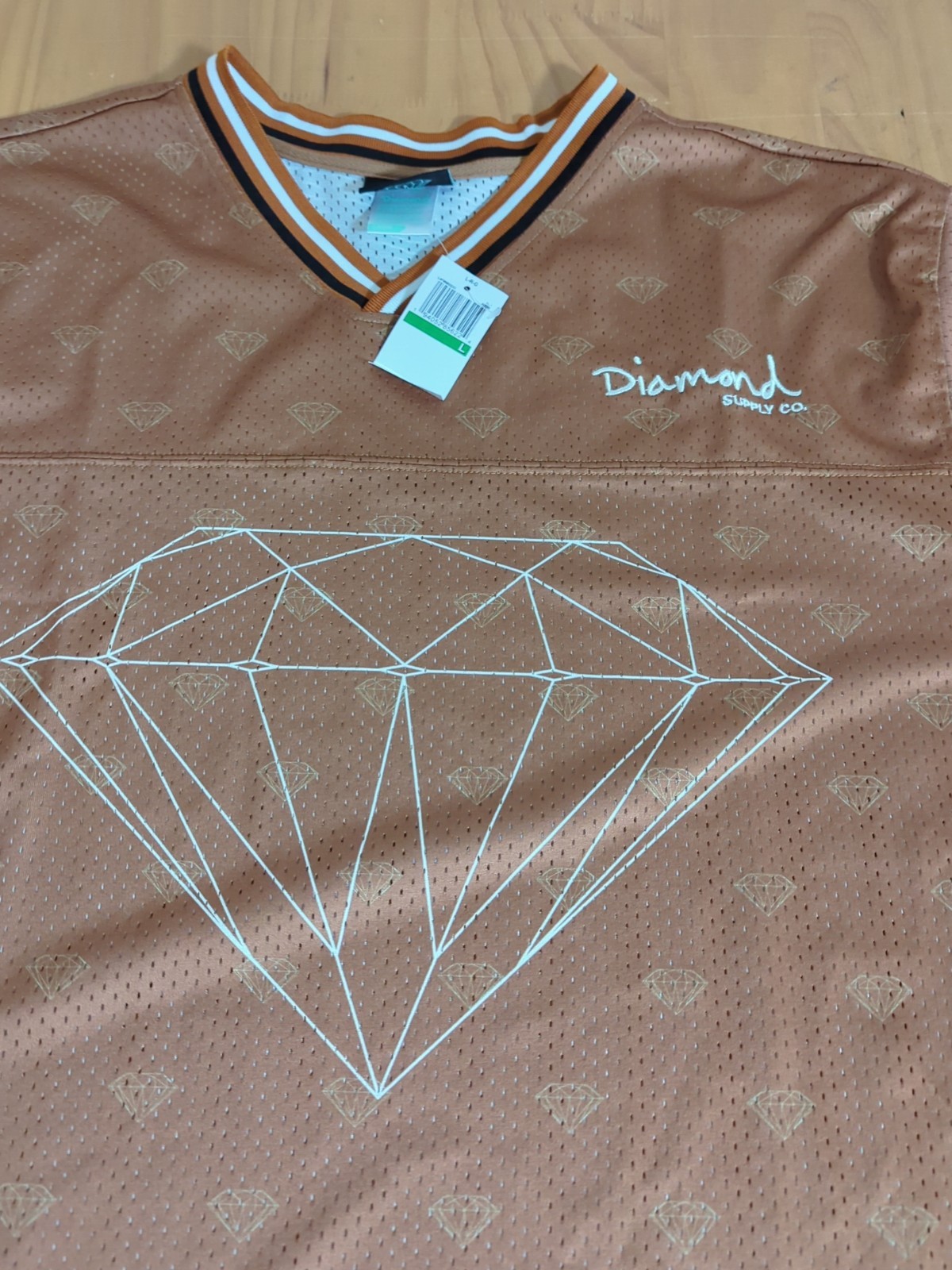 Mens Diamond Supply Short Sleeve Jersey Size Large L New gallery