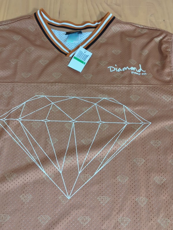 Mens Diamond Supply Short Sleeve Jersey Size Large L New gallery