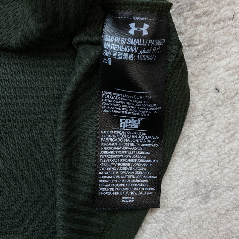 Under Armour ColdGear Infrared Lightweight Shirt Small Green Performance Mens gallery