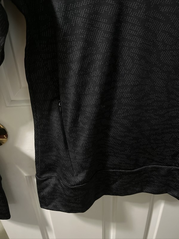 MONDETTA quarter zip athletic pullover Gray Design Long Sleeved New! gallery