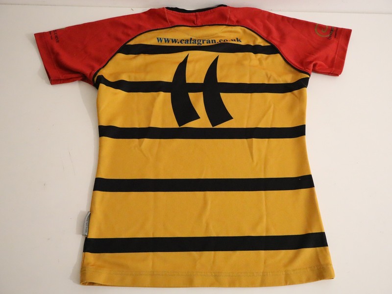 Thornton Cleveleys RUFC 2007 Samurai Rugby Jersey L Yellow Black Red gallery