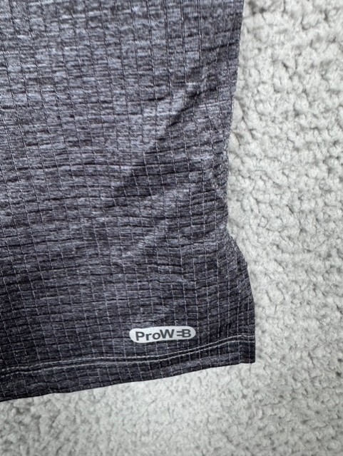 Spyder Active Shirt Mens Medium Gray 1/4 Zip Activewear4 Way Stretch Outdoor NWT gallery