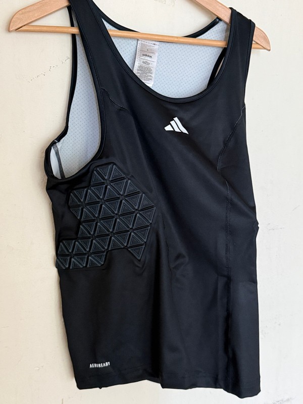 Adidas Aeroready Black Padded Basketball Tank IM3592 Size Men's XL gallery