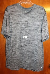 ENERGY ZONE Men’s XXL (50-52) ATHLETIC/PERFORMANCE T-SHIRT (Gray Loose Fit) EUC