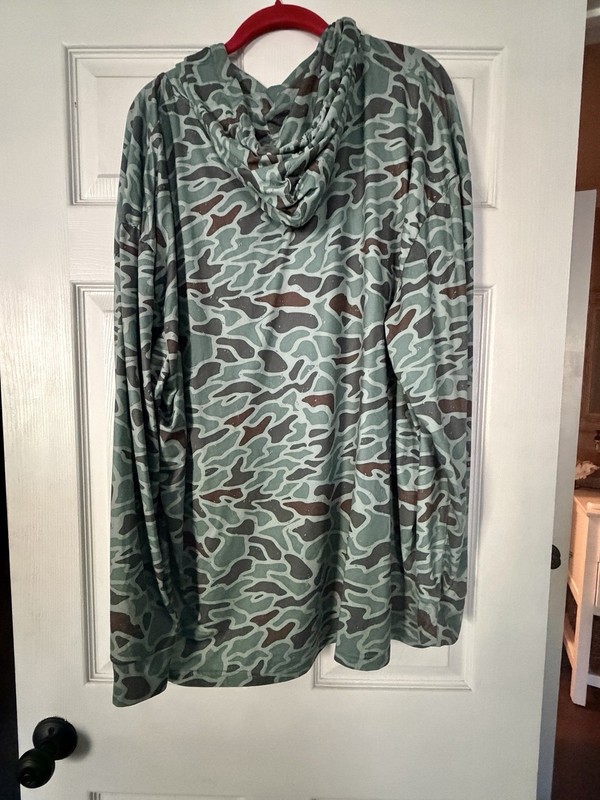 Men’s Burlebo Performance Hoodie - Retro Duck Camo - XXL gallery