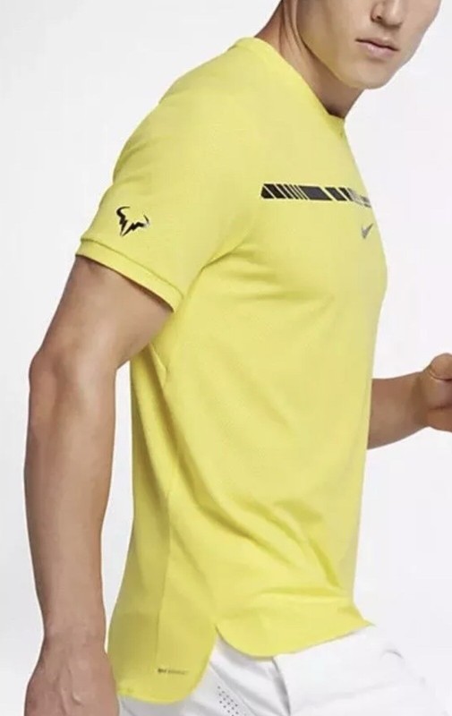 Nike AEROREACT Rafa Nadal 2017 Montreal Tennis Shirt SIZE 2XL 854662-704 NEW gallery