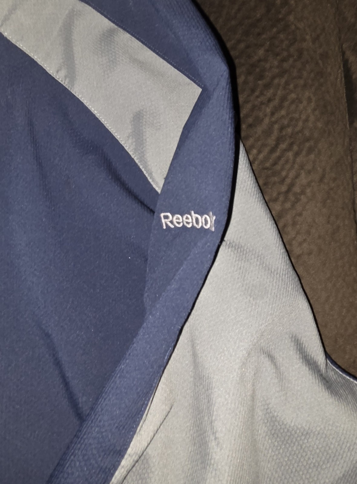 Reebok Long Sleeve 1/4 Zip Golf Pullover Navy Blue/Gray Size 4xl gallery