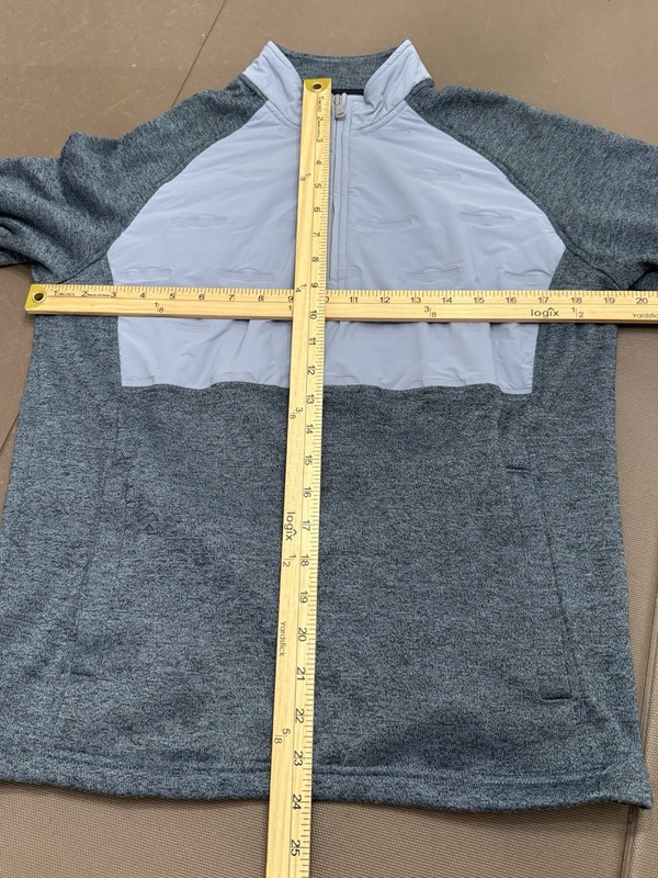 Johnnie O N’Oreaster Rigger 1/4 Zip Pullover w/ Magnet Pockets Blue Men’s Small gallery