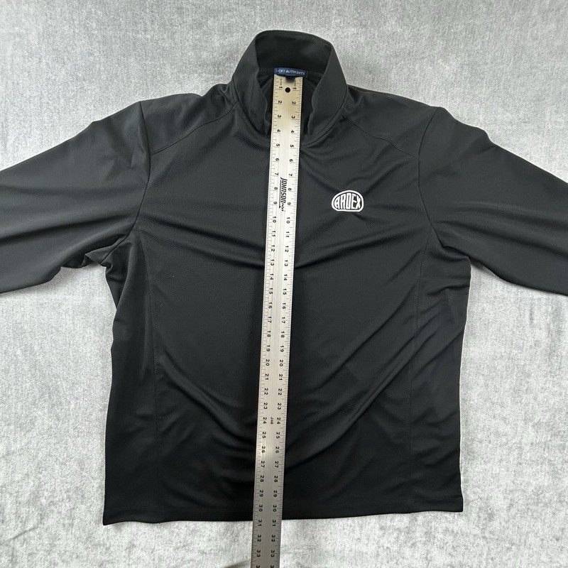 Port Authority Athletic 1/2 Zip Pullover Mens 3XL Black Ardex Logo Long Sleeve gallery