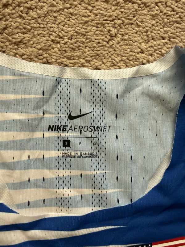 Nike Aeroswift ADV Team USA Olympics Racing Singlet Tank Mens Sz S CV0403-657 gallery