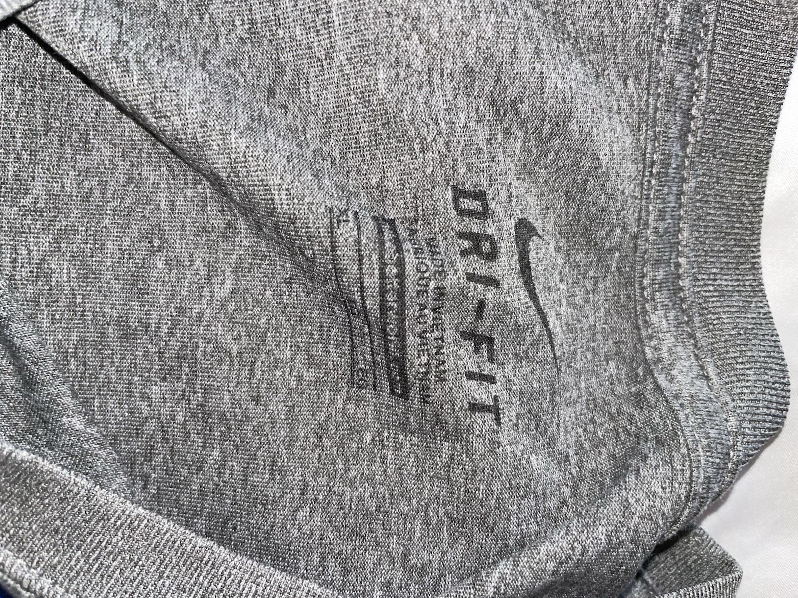 Mens Nike Dri Fit Long Sleeve Air Force Football Gray XL gallery
