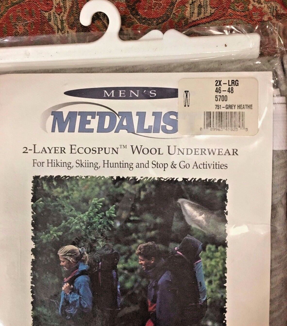 Base Layer Men's MEDALIST Wool Blend BOTTOMS XXL Base Layer 2X 2XL New Hiking gallery